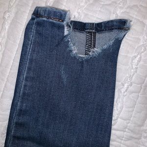 Size 4 distressed express jeans
